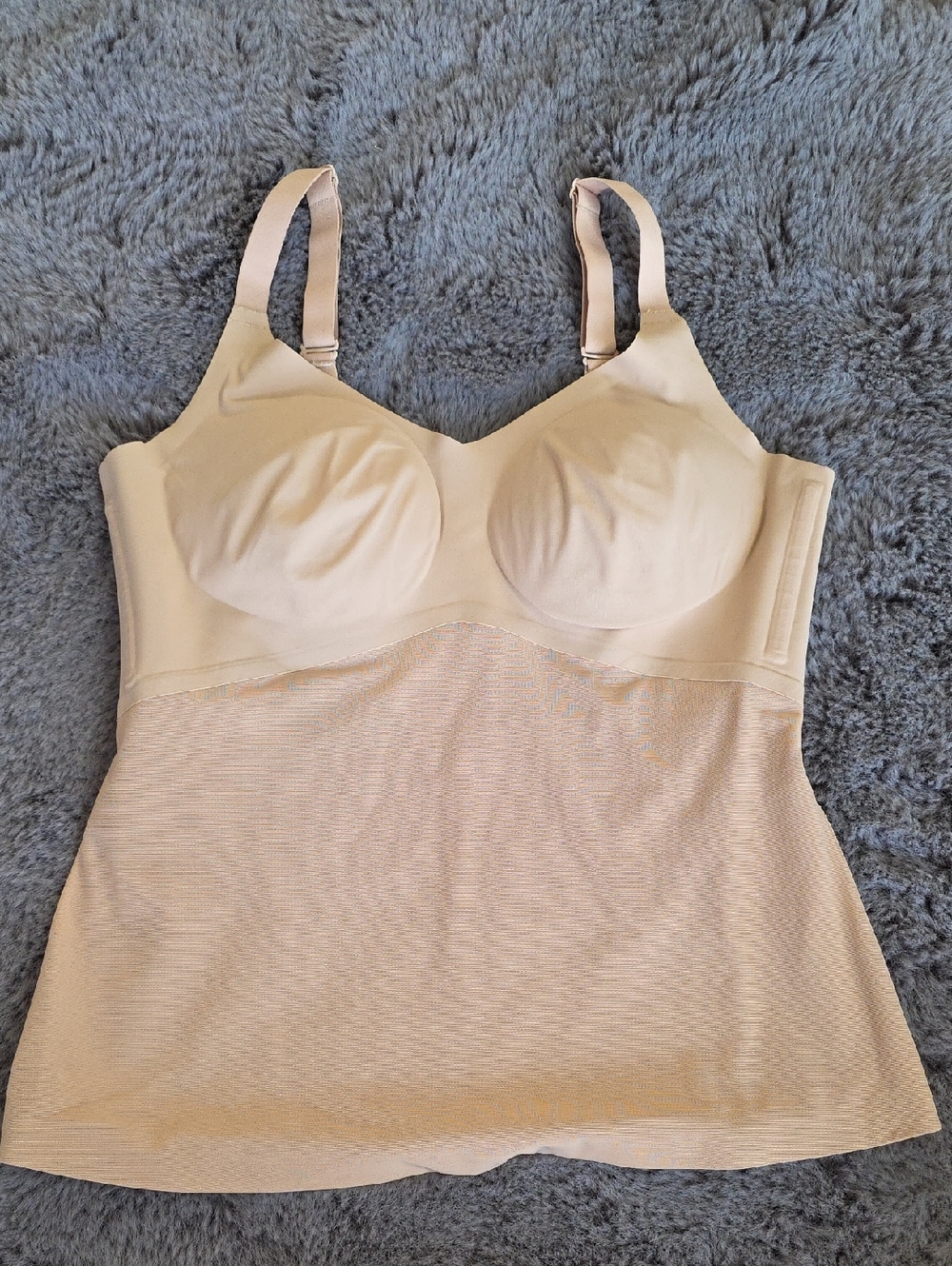 Honeylove Beige Shaping Camisole with Built-In Bra